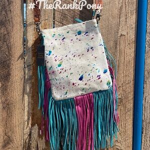 Colorful Fringe Crossbody Bag